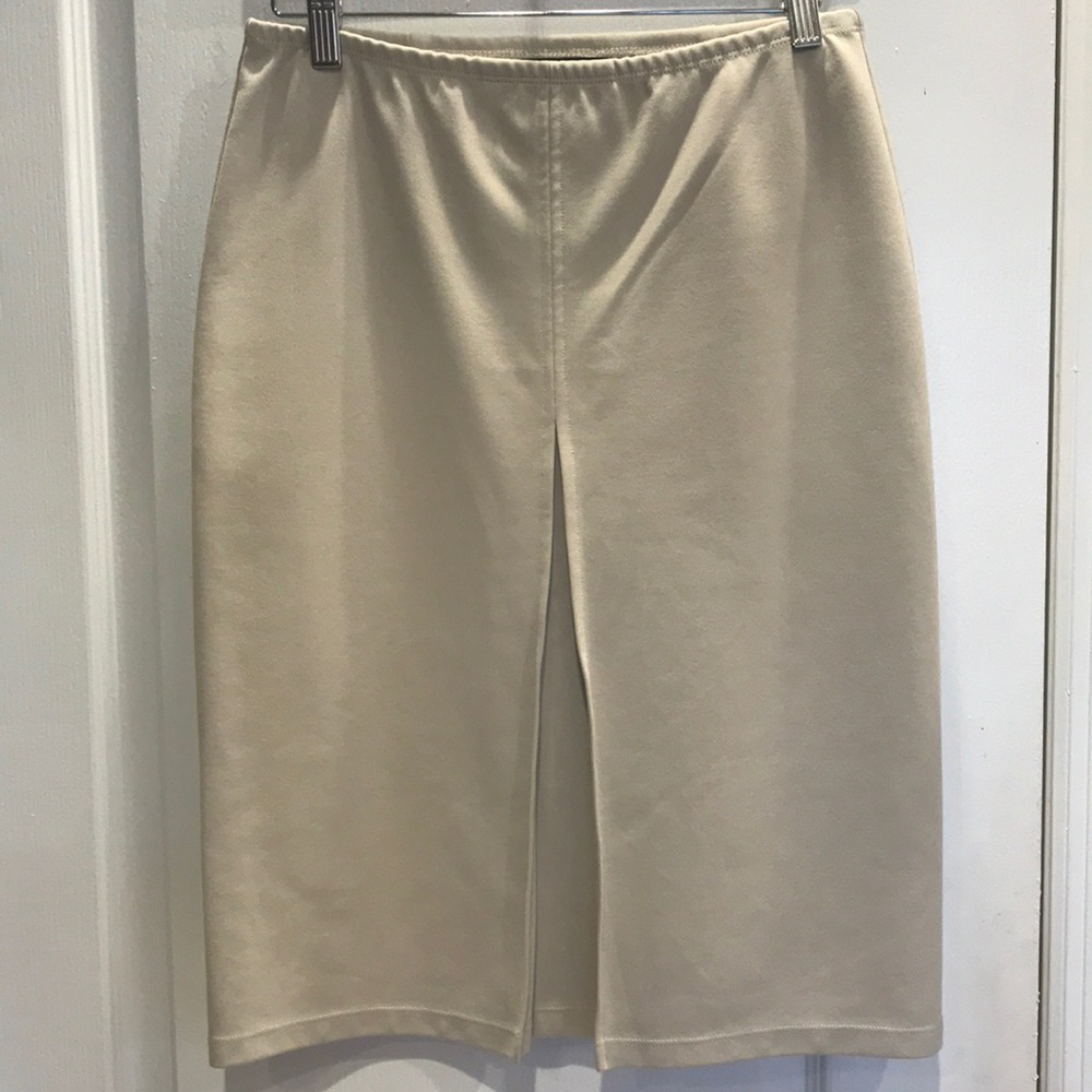 Beige Express Pencil Skirt